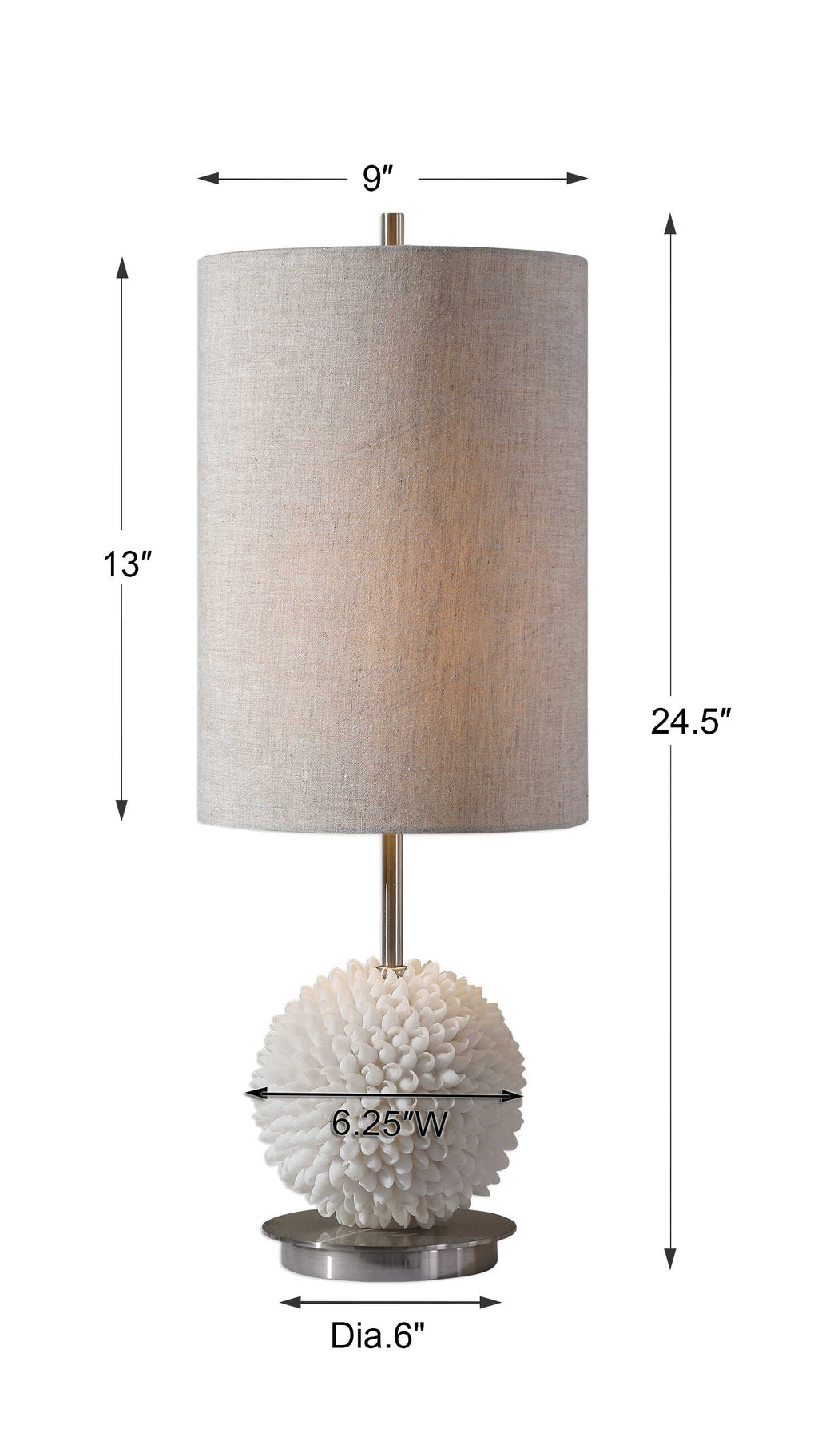 Cascara Sea Shells Lamp