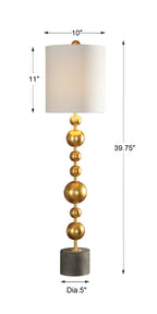 Selim Gold Buffet Lamp