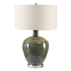 Elva Emerald Table Lamp