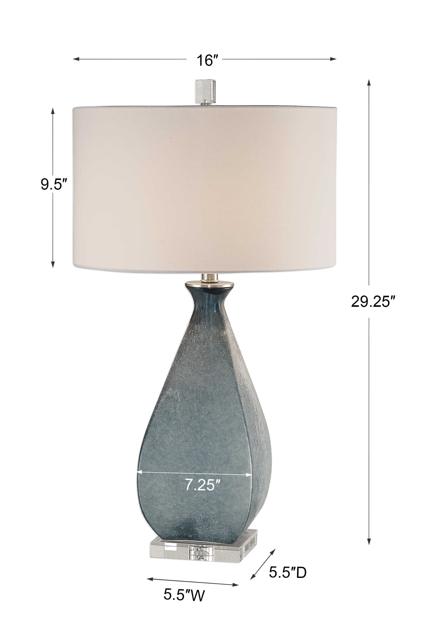 Atlantica Ocean Blue Lamp