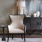 Malena Glossy White Table Lamp