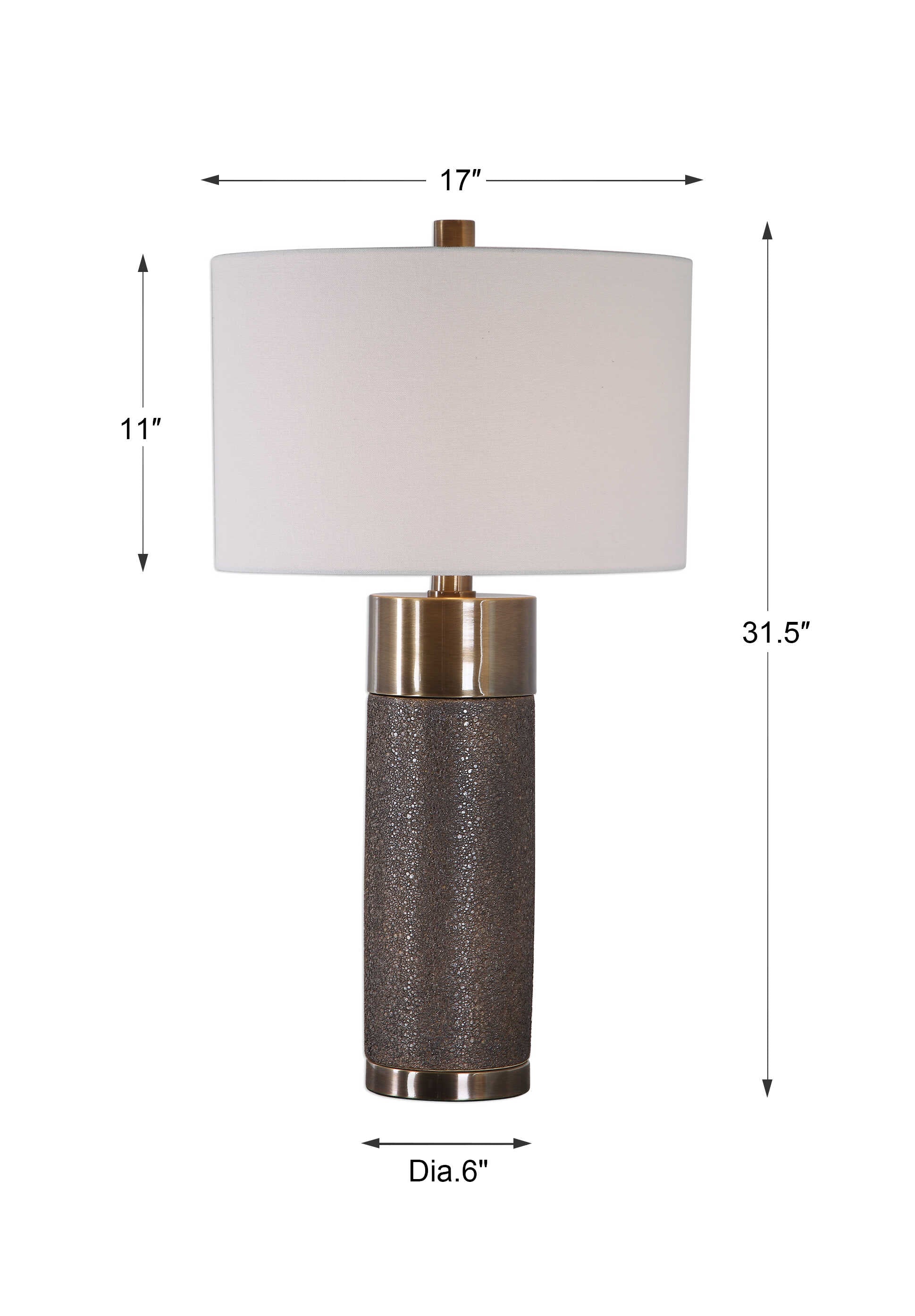 Brannock Bronze Table Lamp