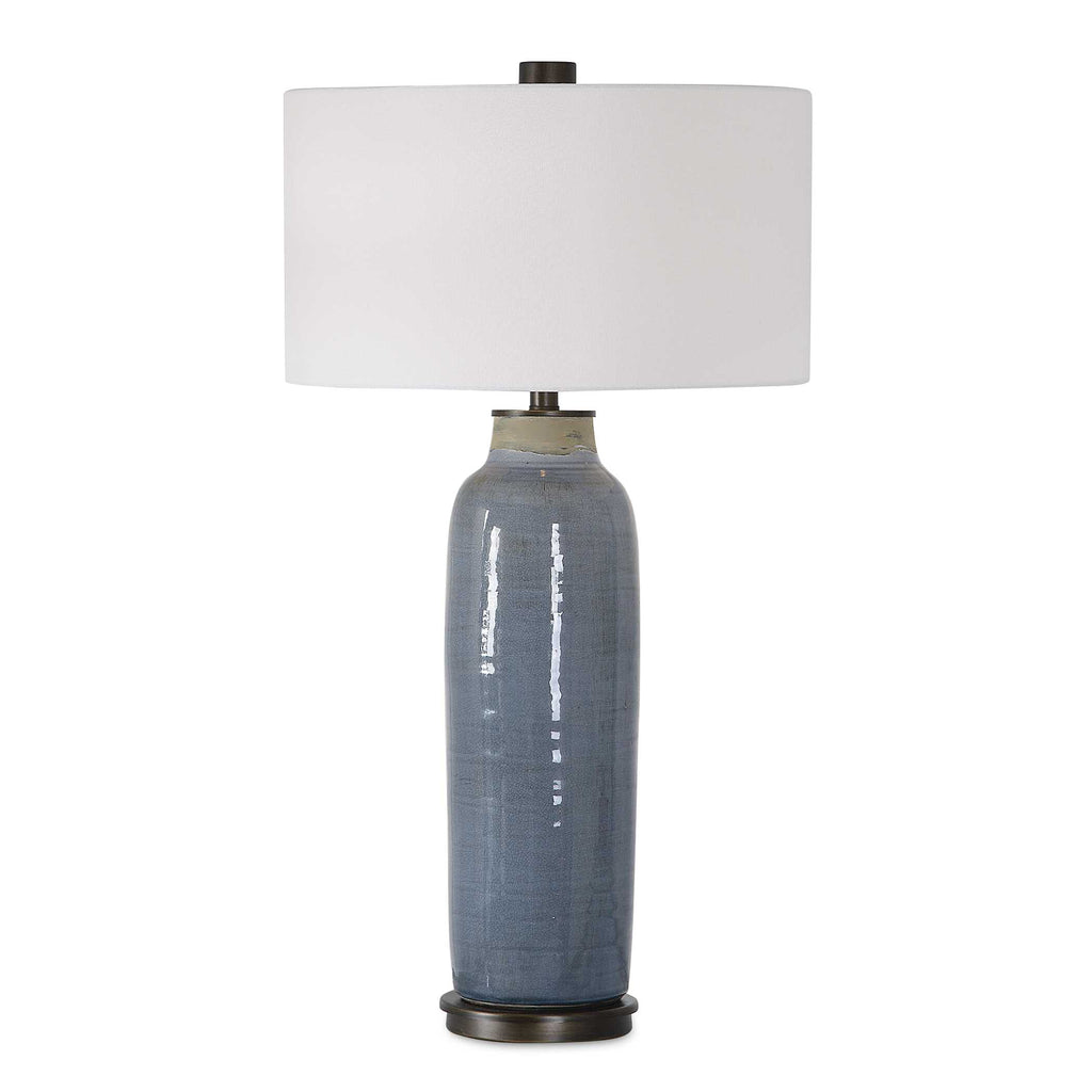 Vicente Slate Blue Table Lamp