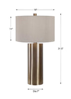 Taria Brushed Brass Table Lamp