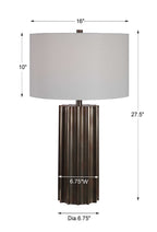 Khalio Gun Metal Table Lamp