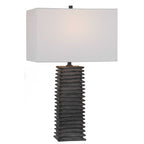Sanderson Metallic Charcoal Table Lamp