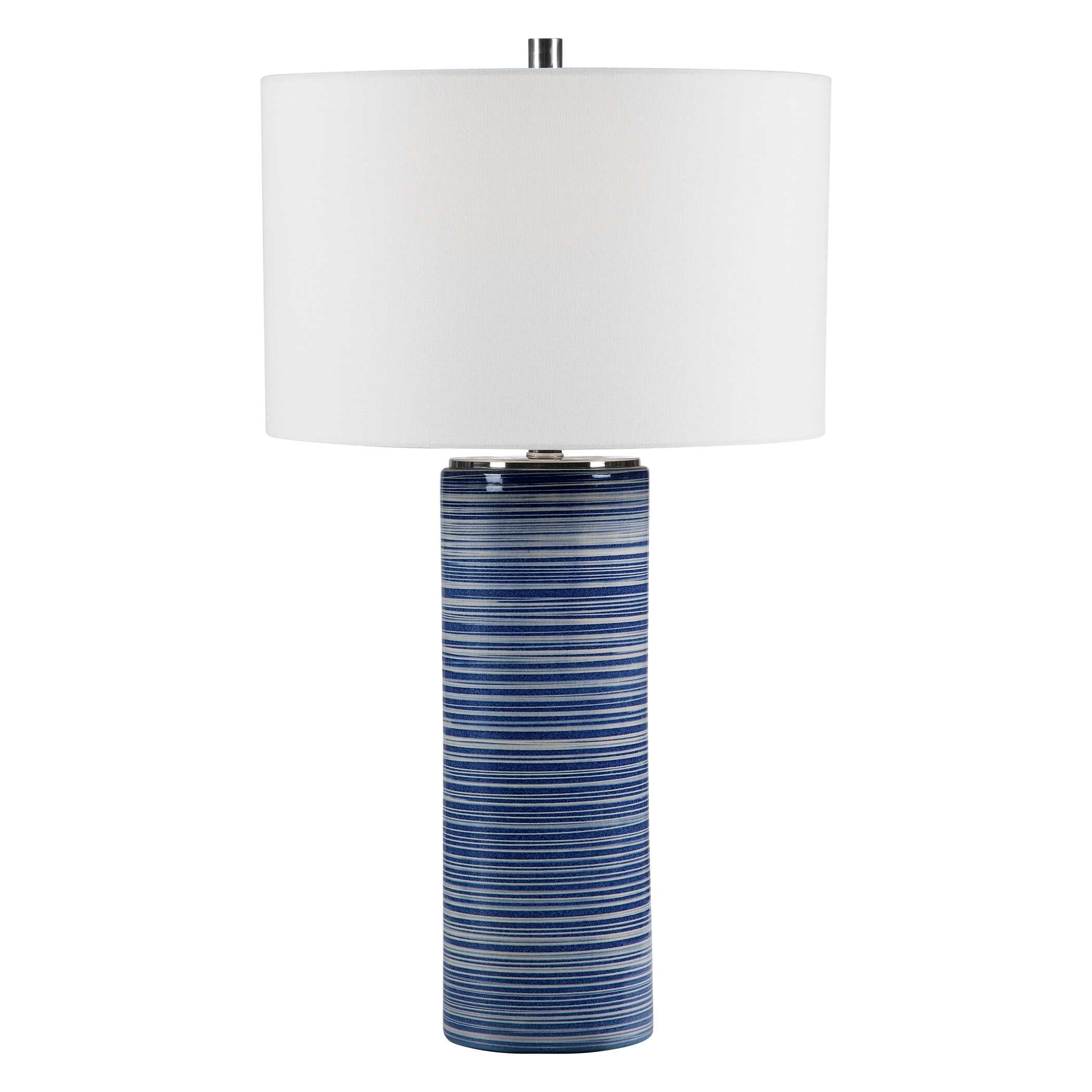 Montauk Striped Table Lamp