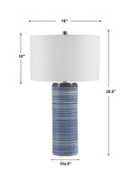 Montauk Striped Table Lamp