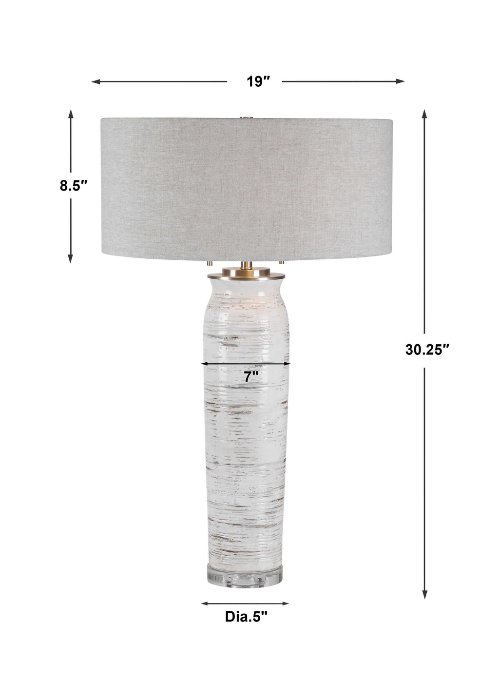Lenta White Table Lamp