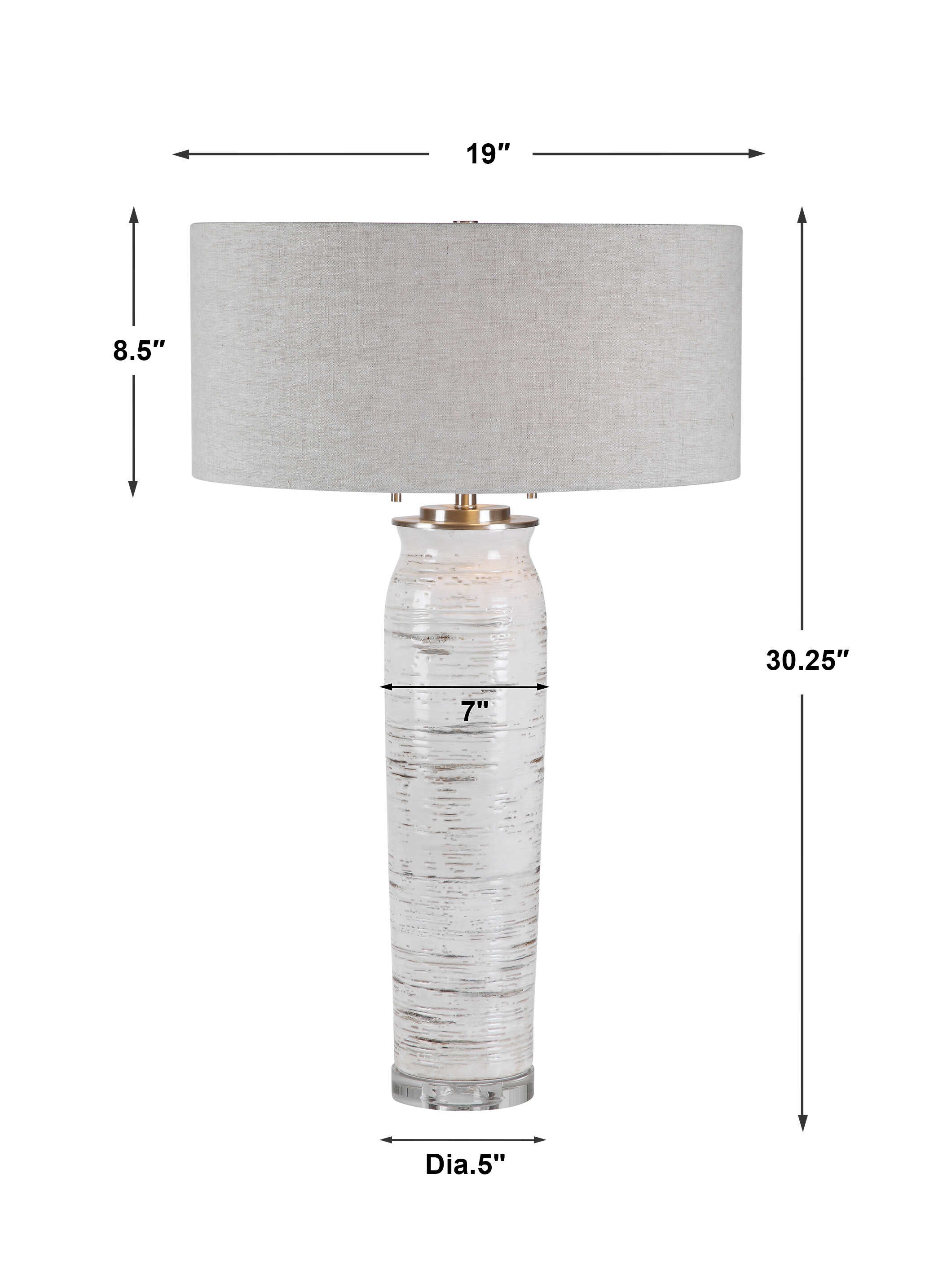 Lenta White Table Lamp