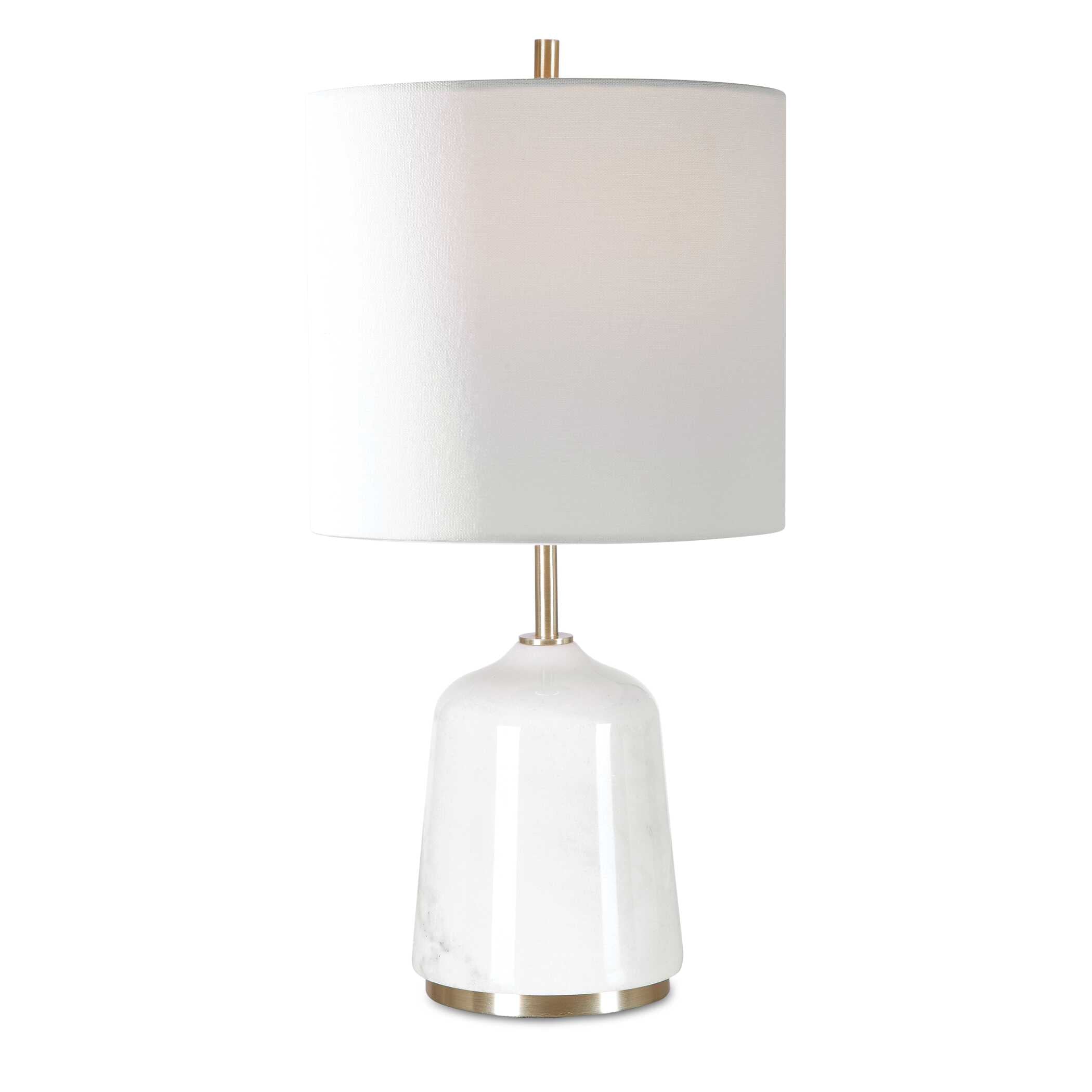 Eloise White Marble Table Lamp
