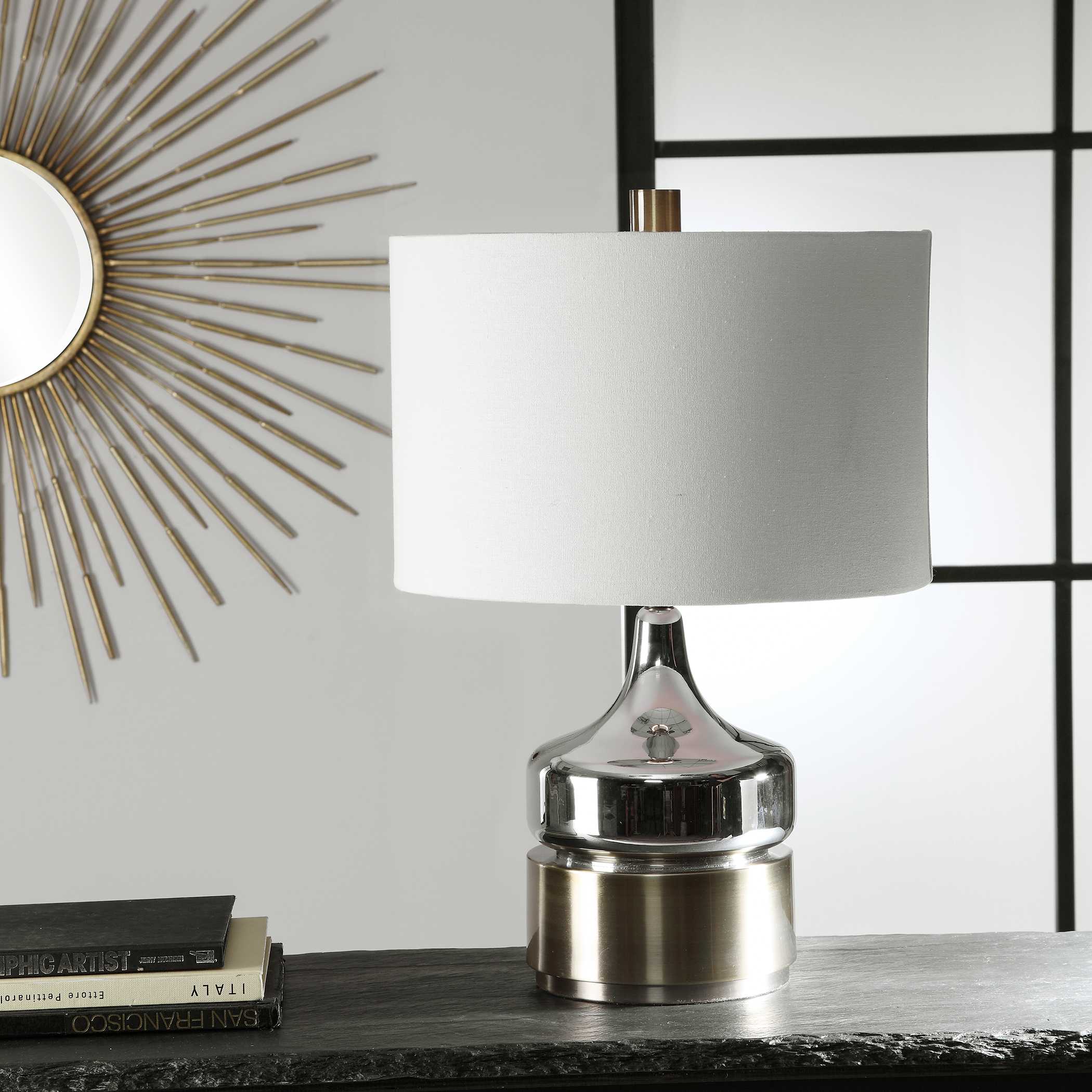 Como Chrome Table Lamp