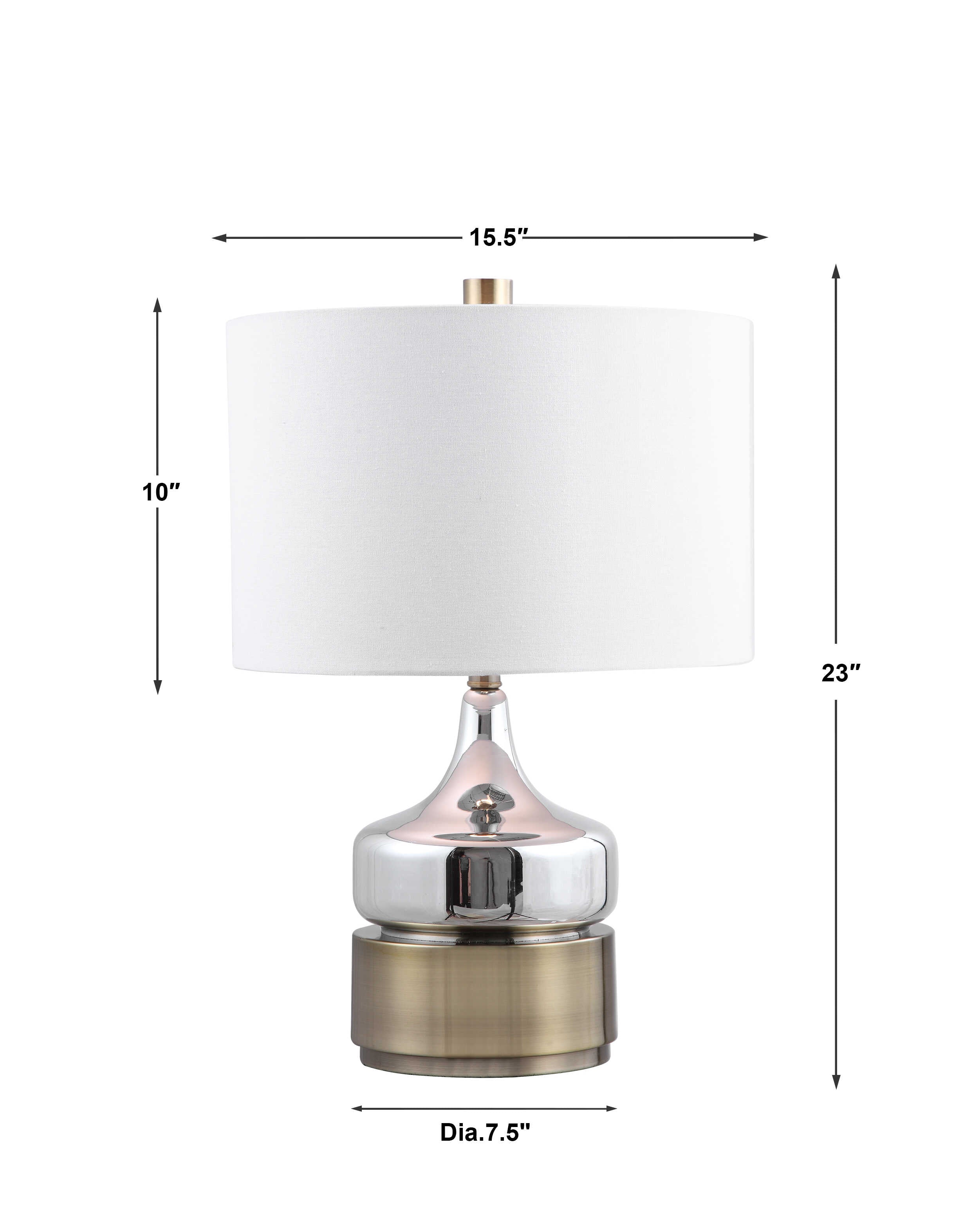 Como Chrome Table Lamp