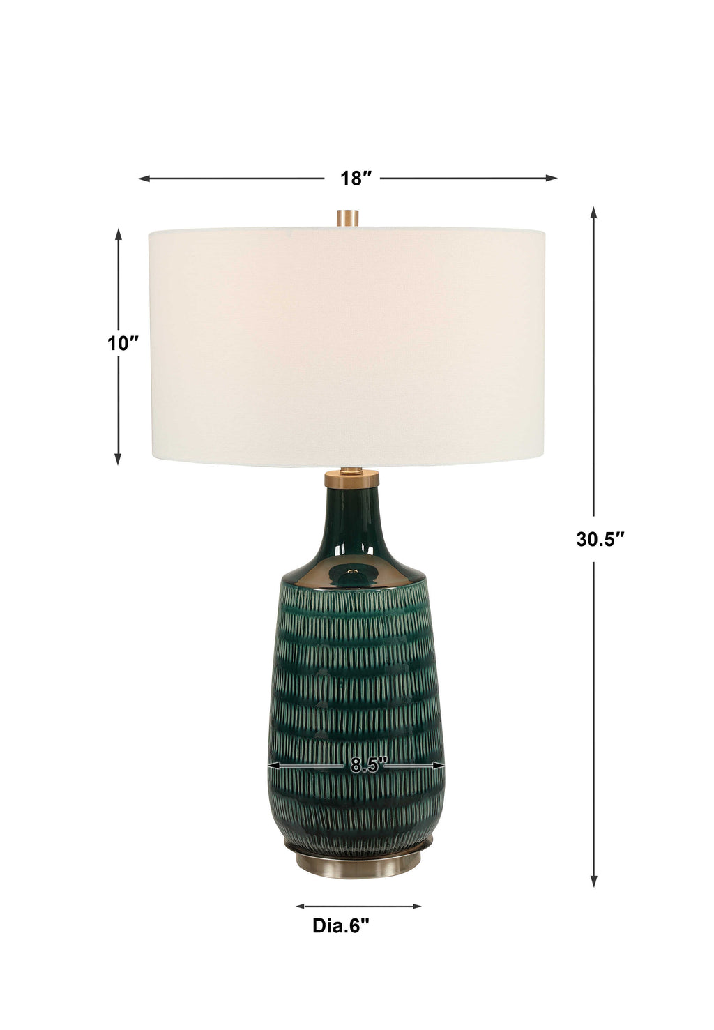 Scouts Deep Green Table Lamp