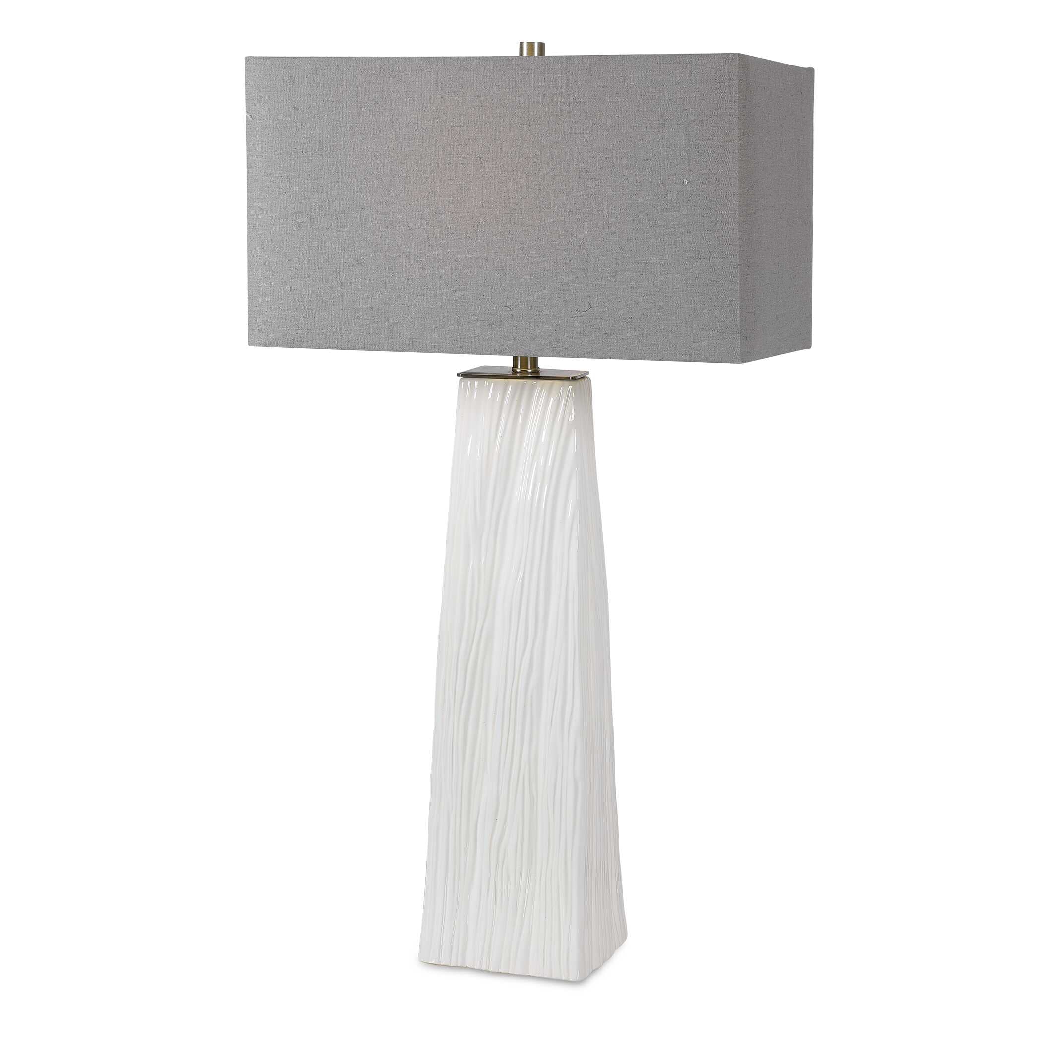 Sycamore White Table Lamp