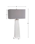 Sycamore White Table Lamp