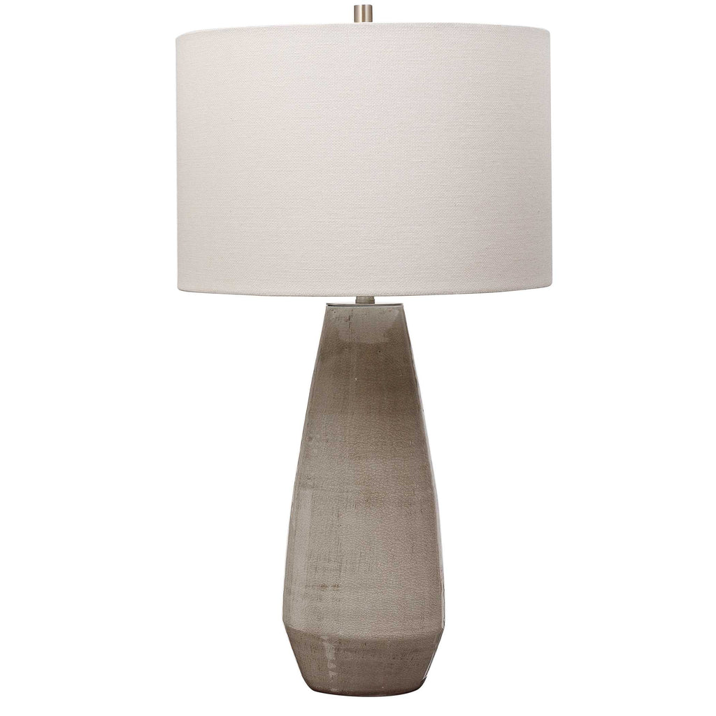 Volterra Taupe-Gray Table Lamp