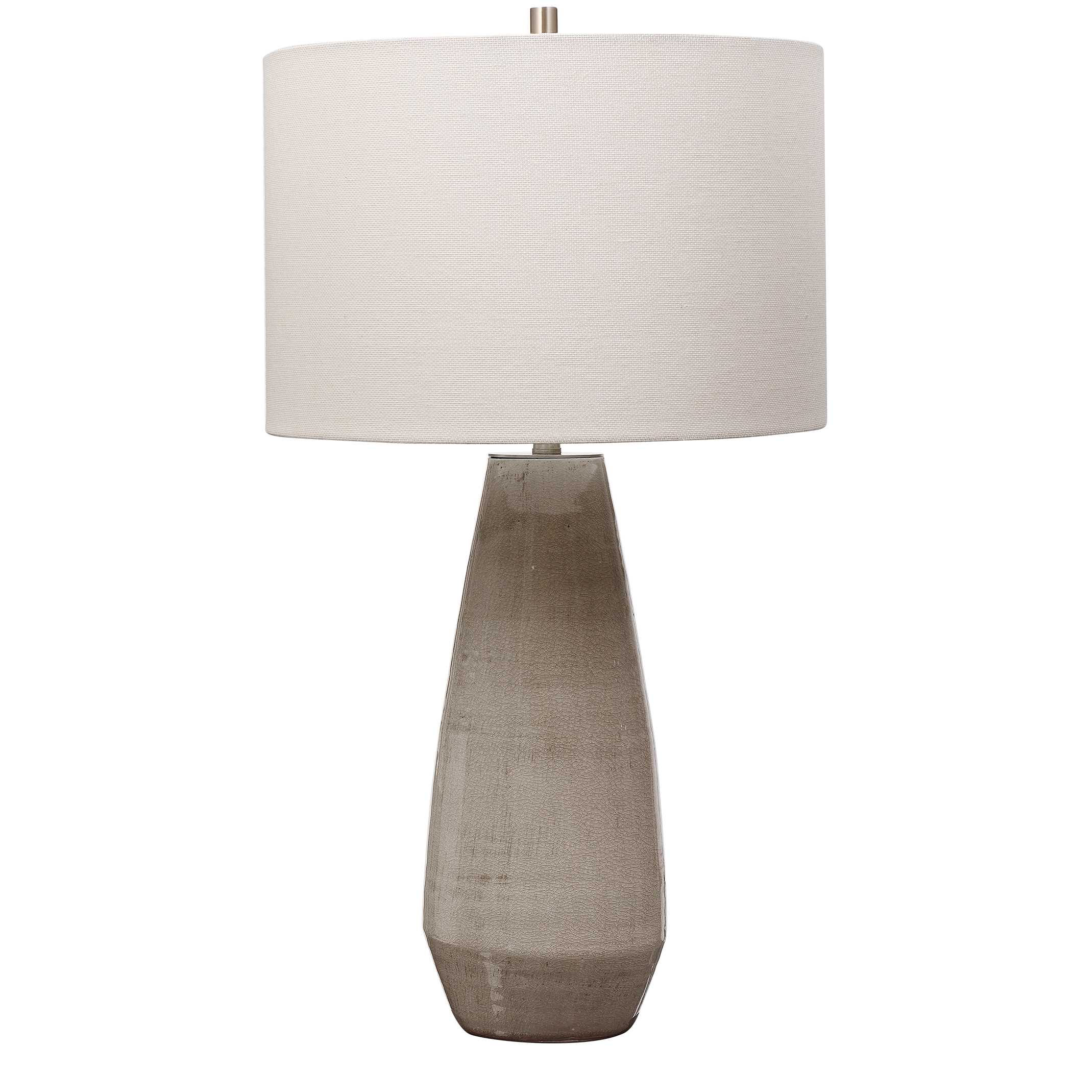 Volterra Taupe-Gray Table Lamp