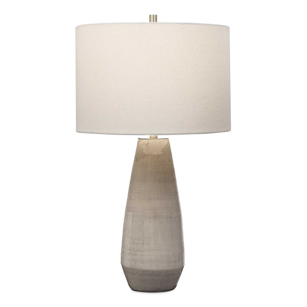 Volterra Taupe-Gray Table Lamp