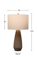 Volterra Taupe-Gray Table Lamp