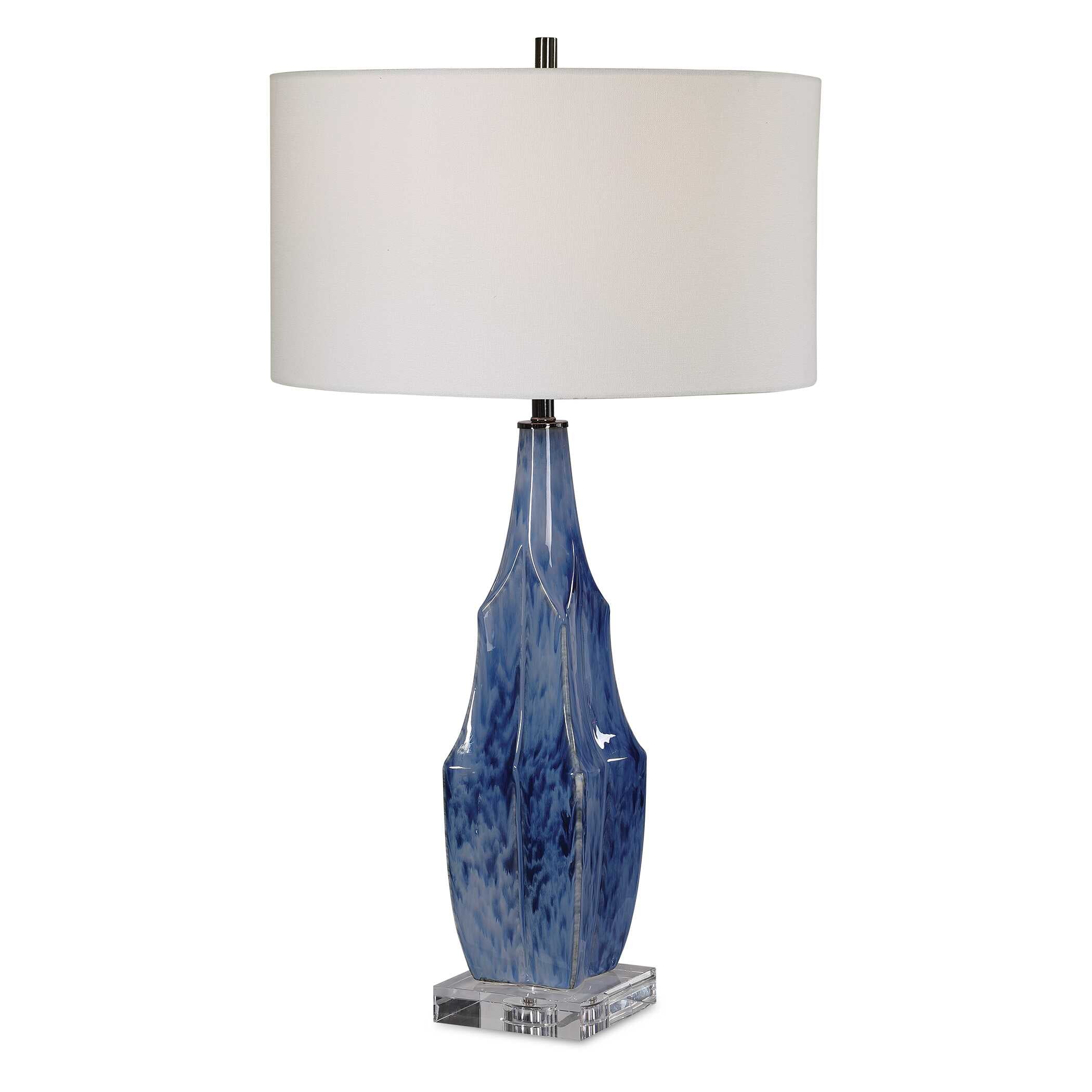 Everard Blue Table Lamp
