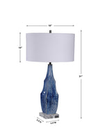 Everard Blue Table Lamp