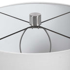 Azariah White Crackle Table Lamp