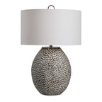 Cyprien Gray White Table Lamp
