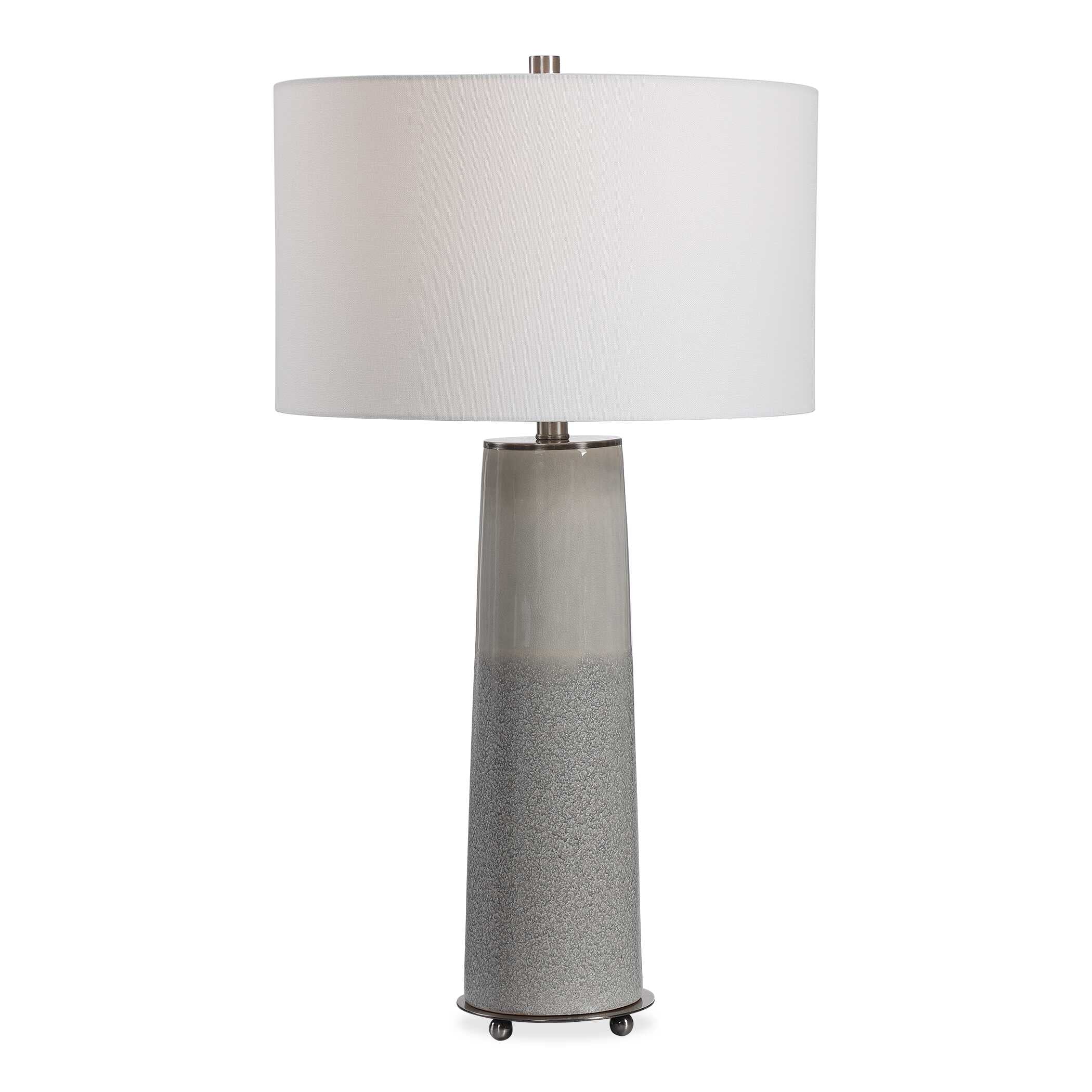 Abdel Gray Glaze Table Lamp