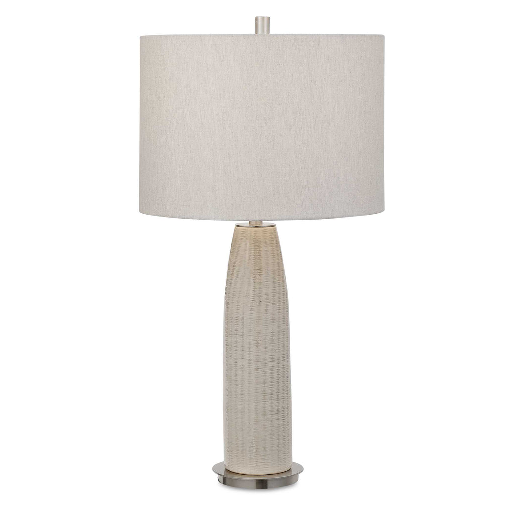 Delgado Light Gray Table Lamp