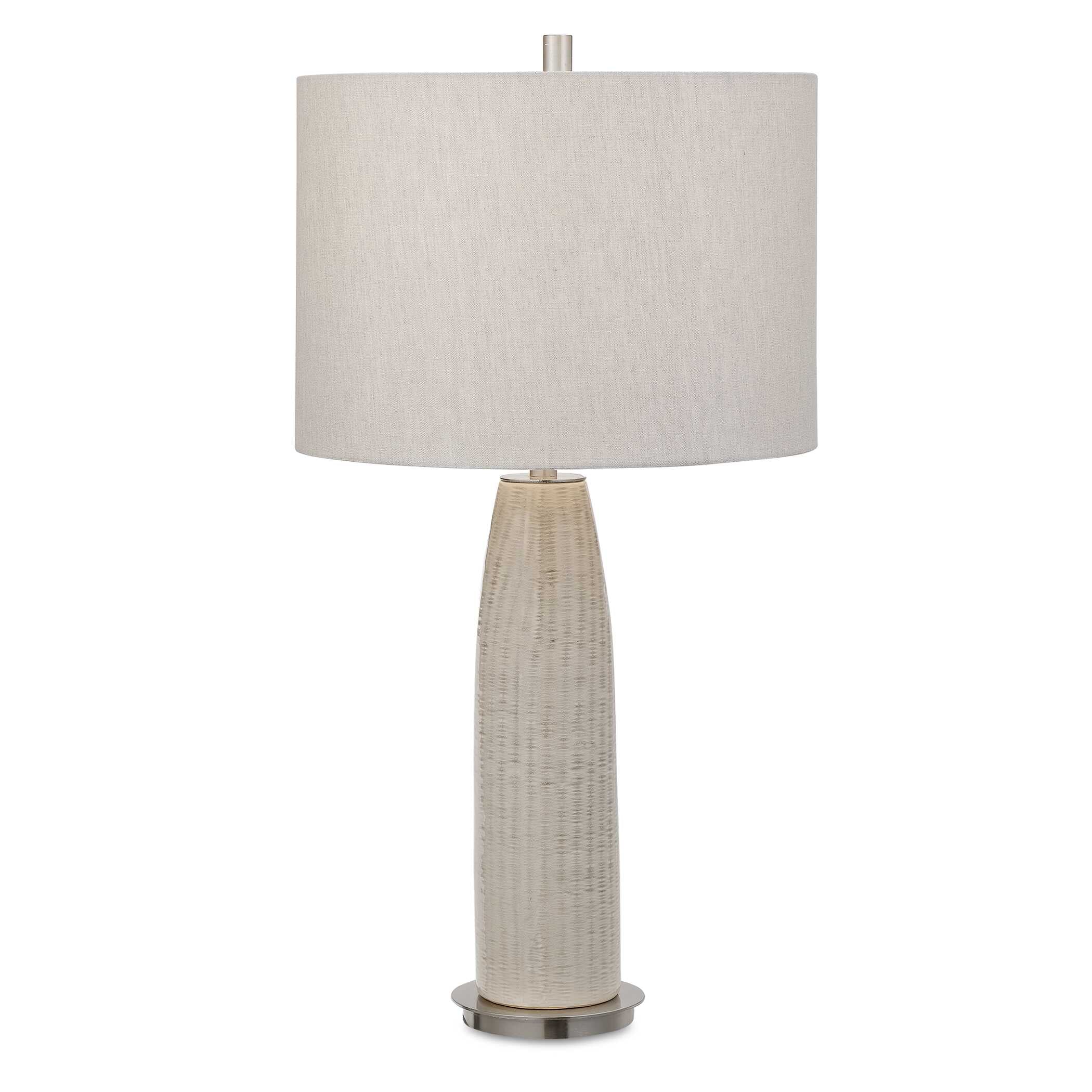 Delgado Light Gray Table Lamp