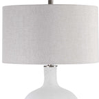 Whiteout Mottled Glass Table Lamp