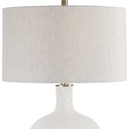 Whiteout Mottled Glass Table Lamp