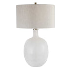Whiteout Mottled Glass Table Lamp