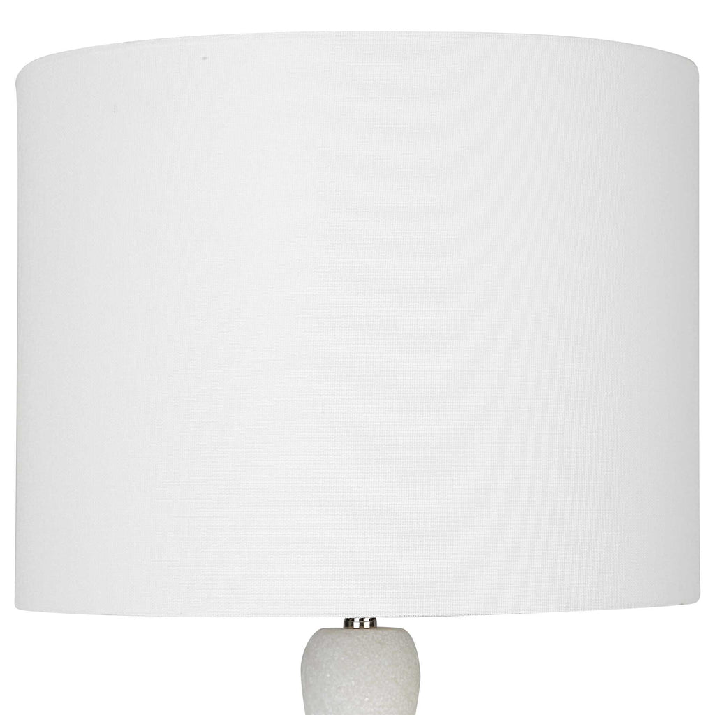 Inverse White Marble Table Lamp