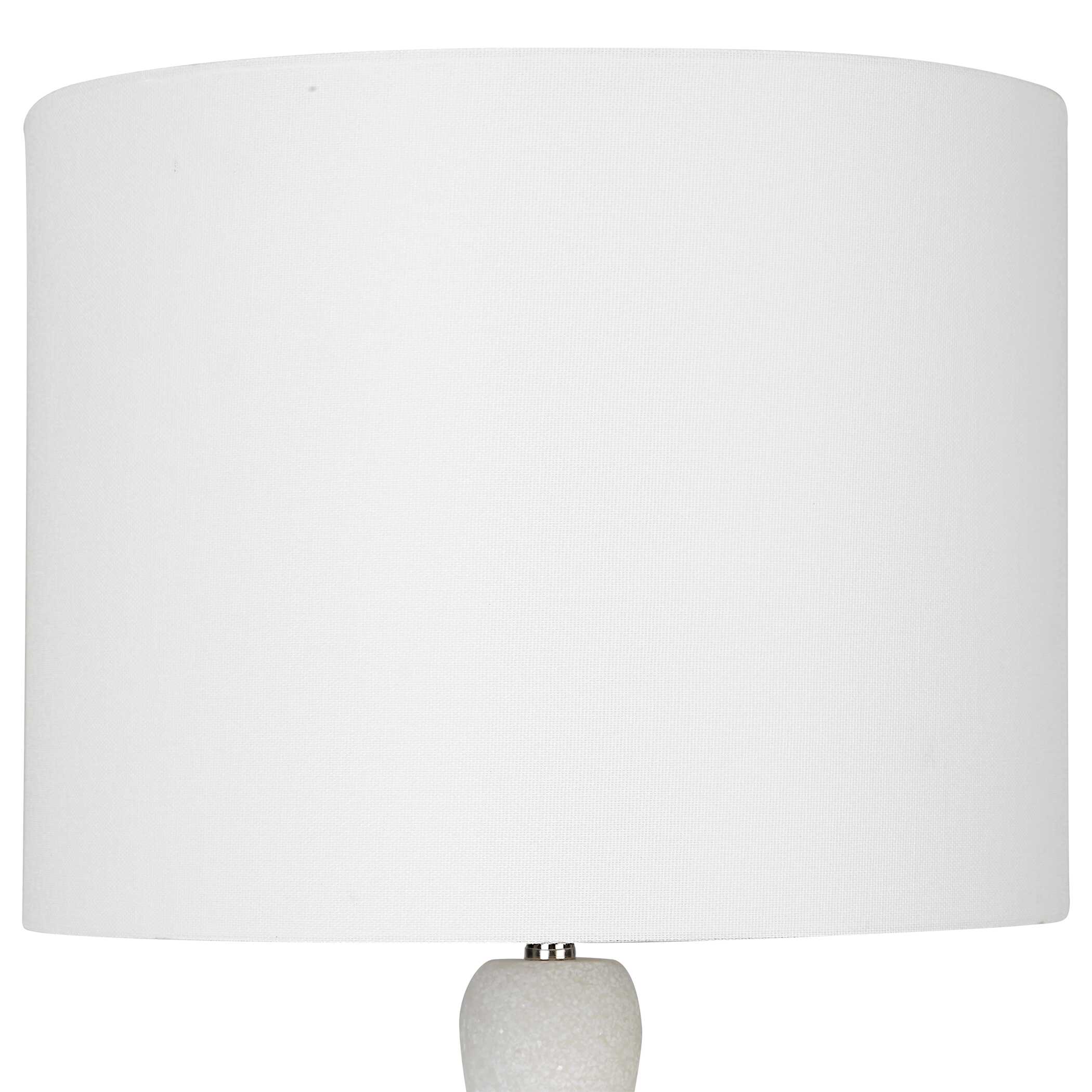 Inverse White Marble Table Lamp