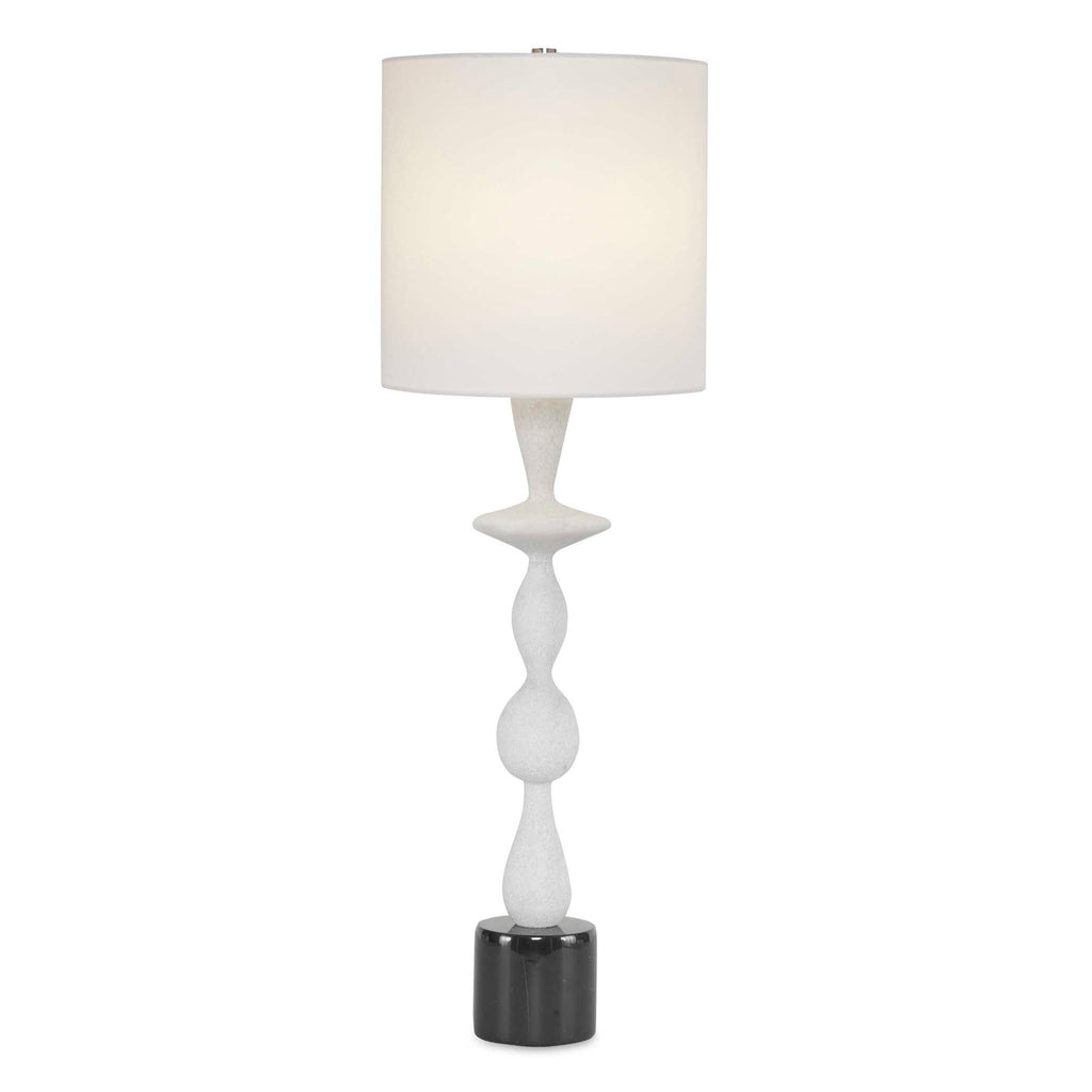 Inverse White Marble Table Lamp