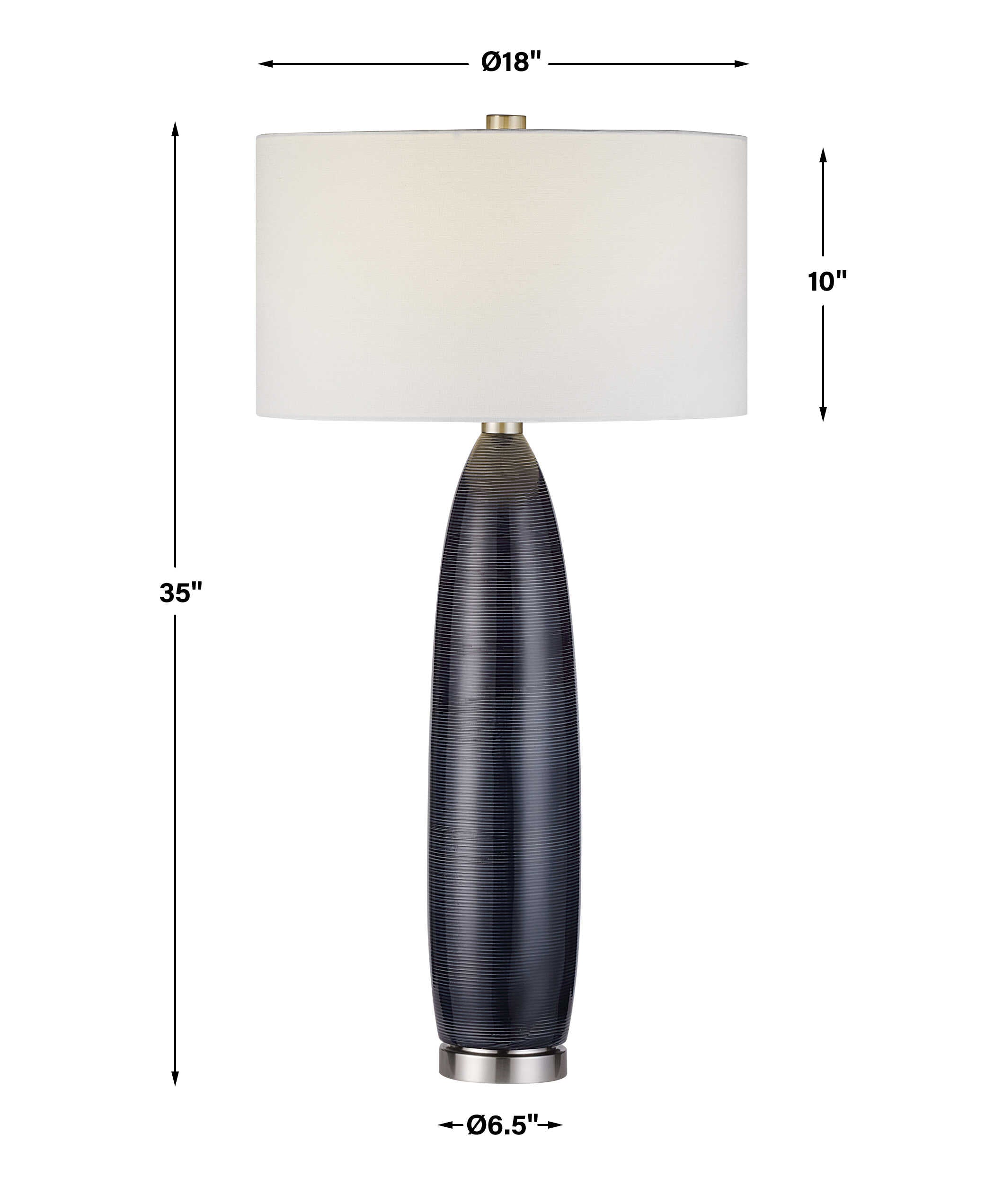 Cullen Blue Gray Table Lamp