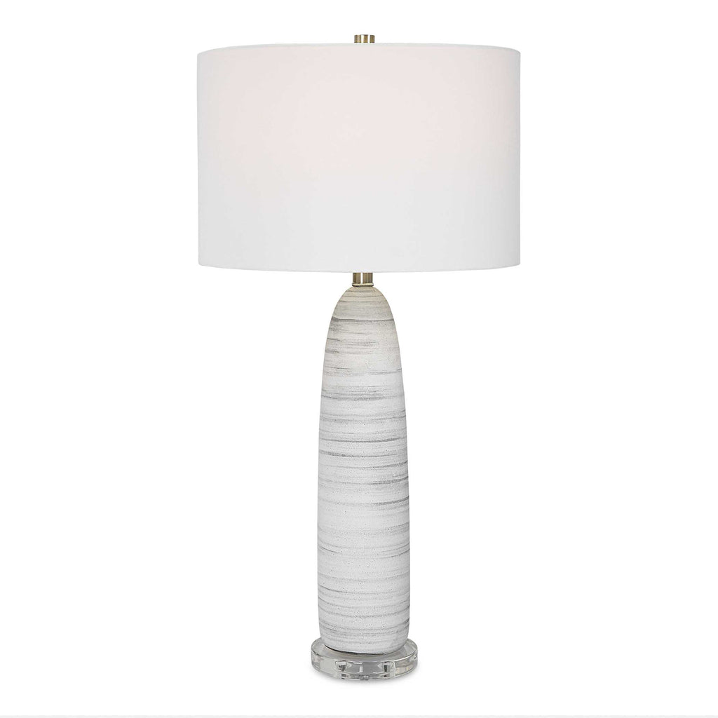 Levadia Matte White Table Lamp