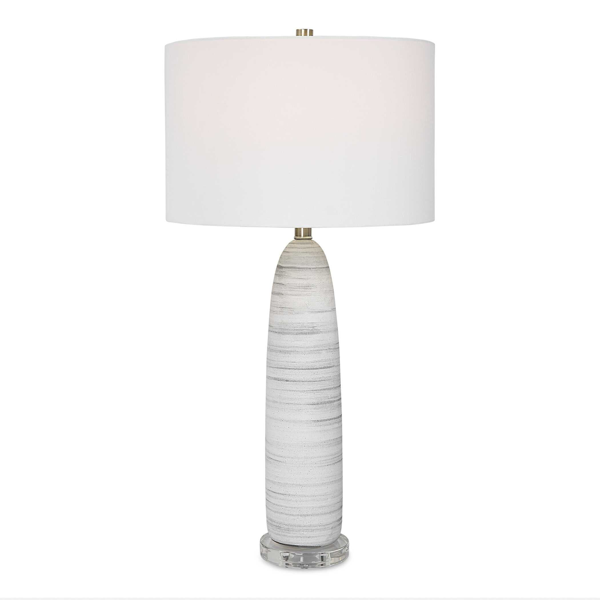 Levadia Matte White Table Lamp