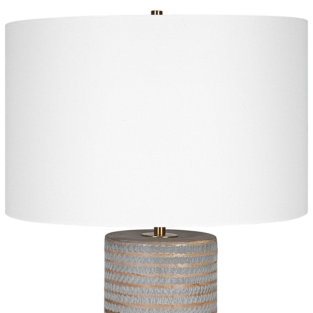Monolith Gray Table Lamp
