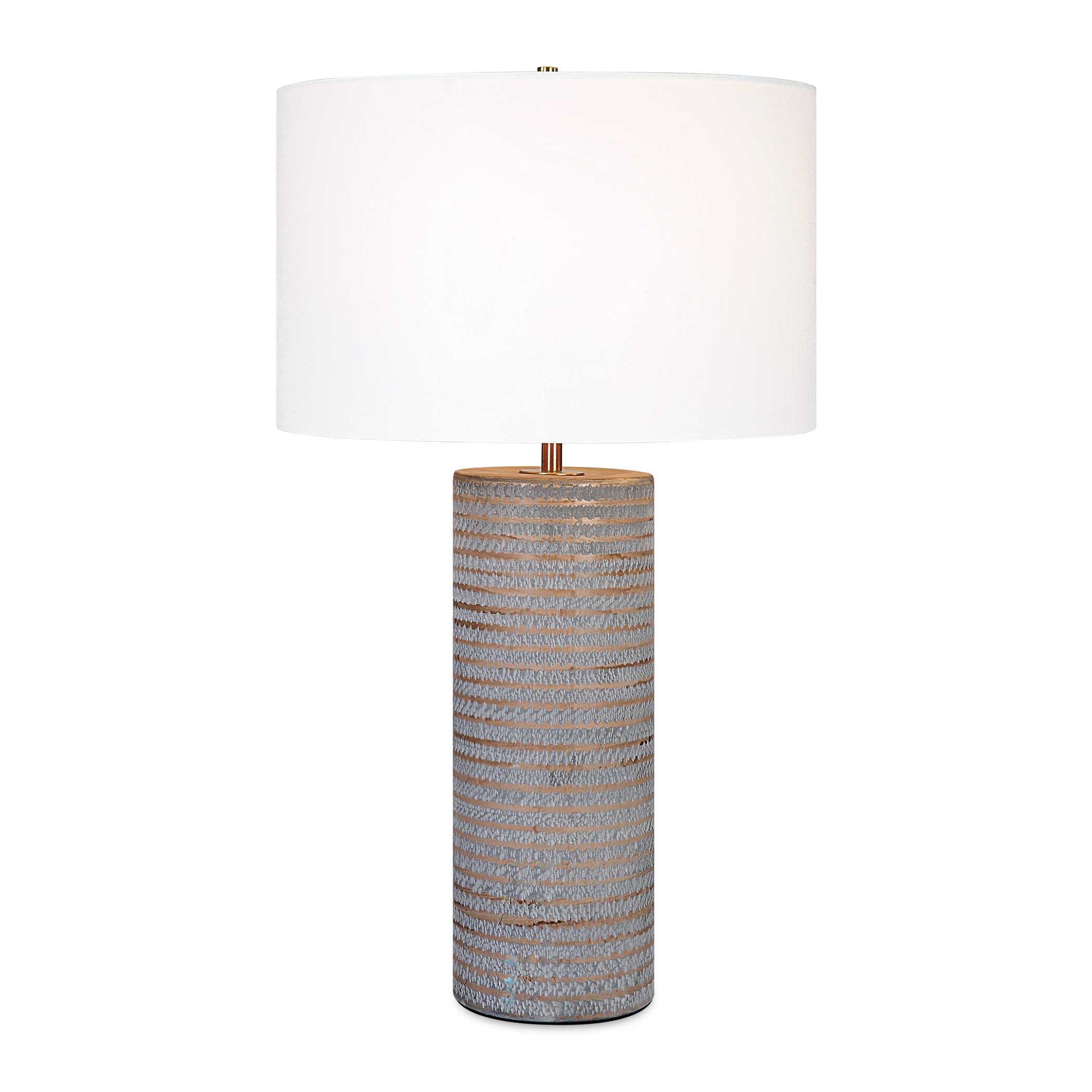 Monolith Gray Table Lamp