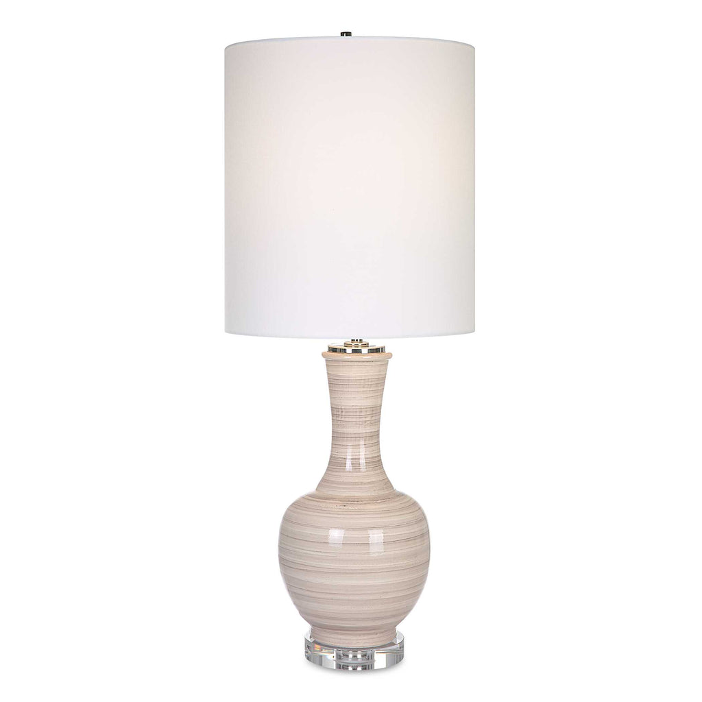 Chalice Striped Table Lamp