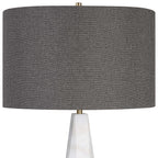Citadel White Marble Table Lamp