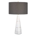 Citadel White Marble Table Lamp