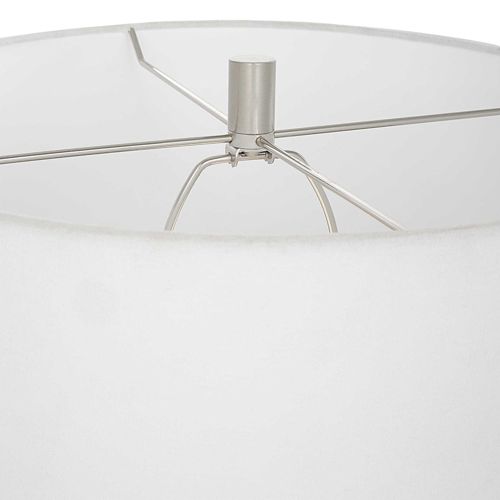 Repetition White Marble Table Lamp