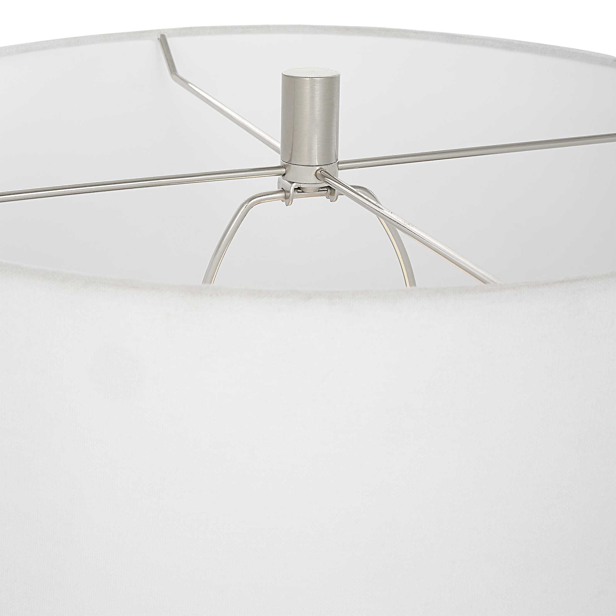Repetition White Marble Table Lamp