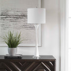 Fountain White Marble Buffet Lamp