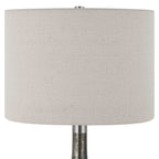 Contour Metallic Glass Table Lamp