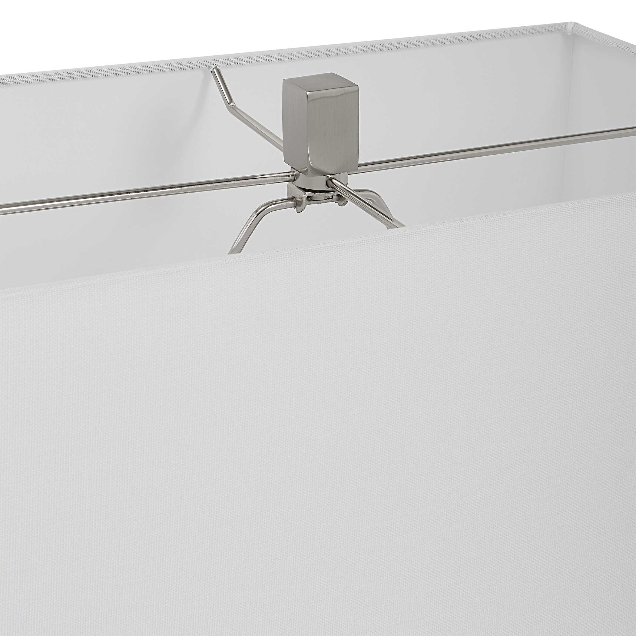 Pillar White Marble Table Lamp